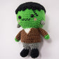 Crochet Frankenstein Plush Pattern Side View