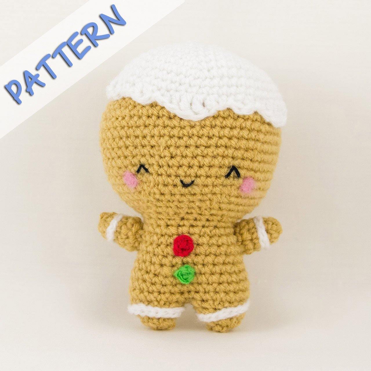 Christmas Set Amigurumi Pattern Gingerbread Man Pattern