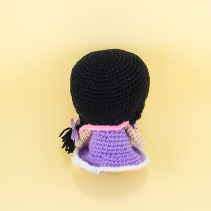 Handmade Doll with Plaits Back View