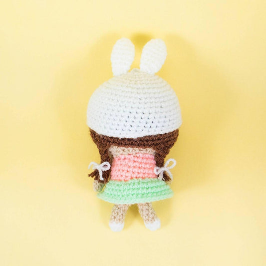 Bunny Hat Girl and Panda Hat Boy Couple Amigurumi Pattern - Snacksies Handicraft