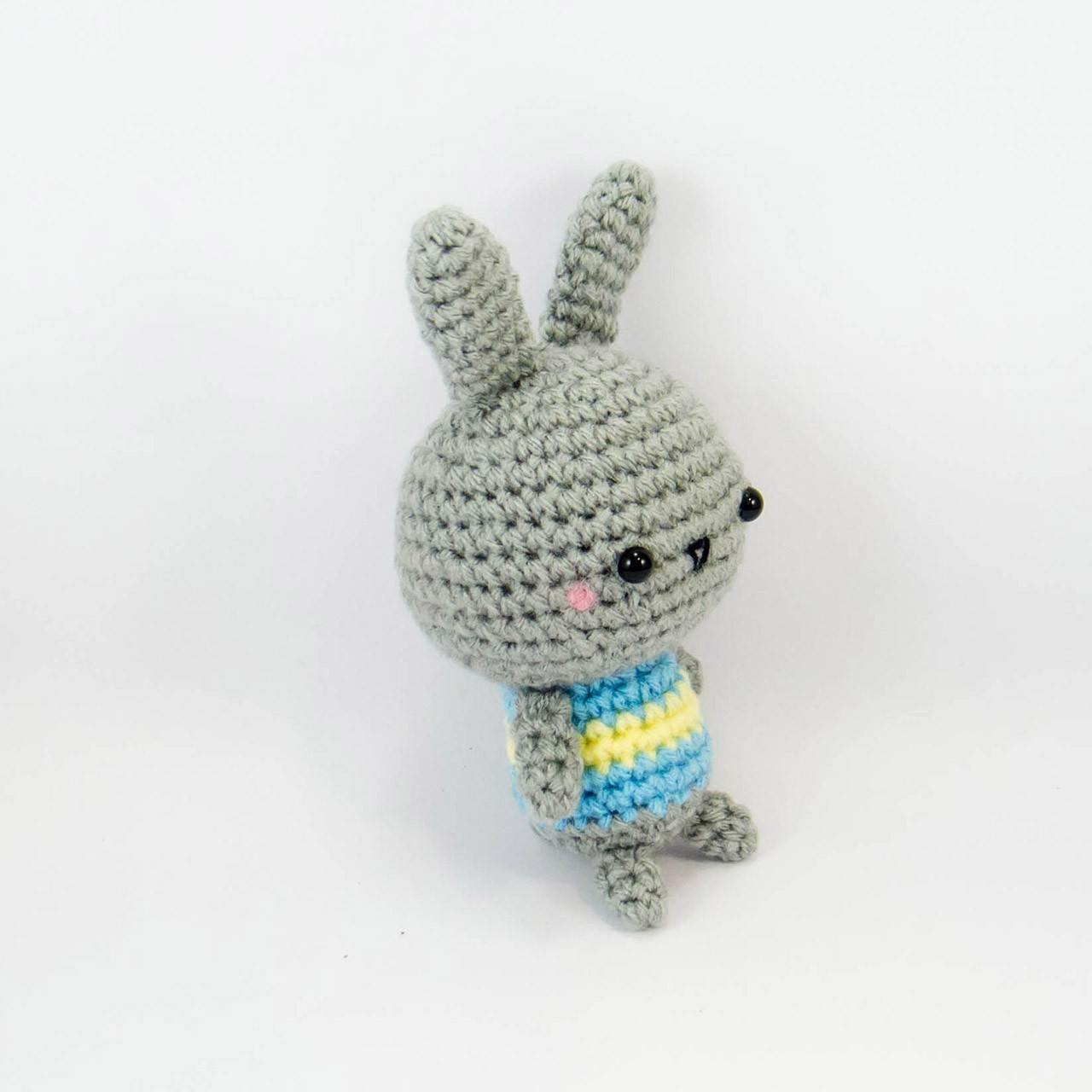Handmade Bunny Doll - Side view