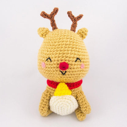 Amigurumi Reindeer Crochet for Christmas Ornament
