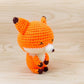 Fox Crochet Toy Side View