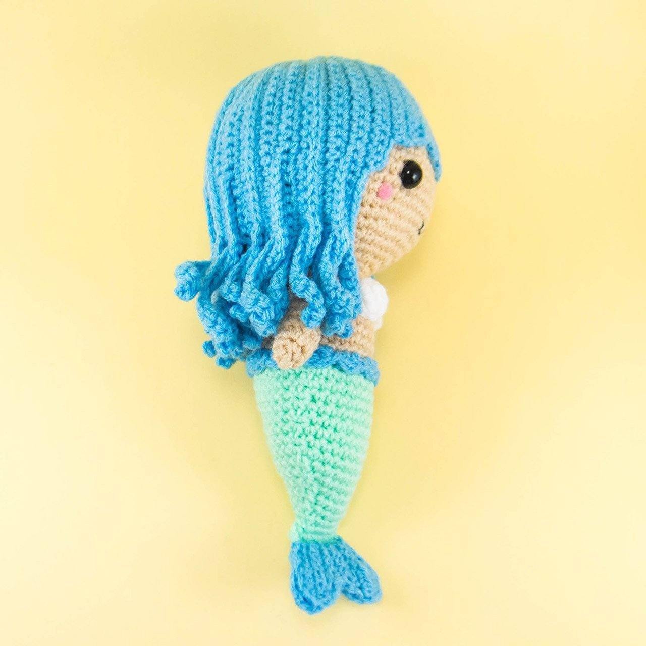 Mermaid Crochet Doll