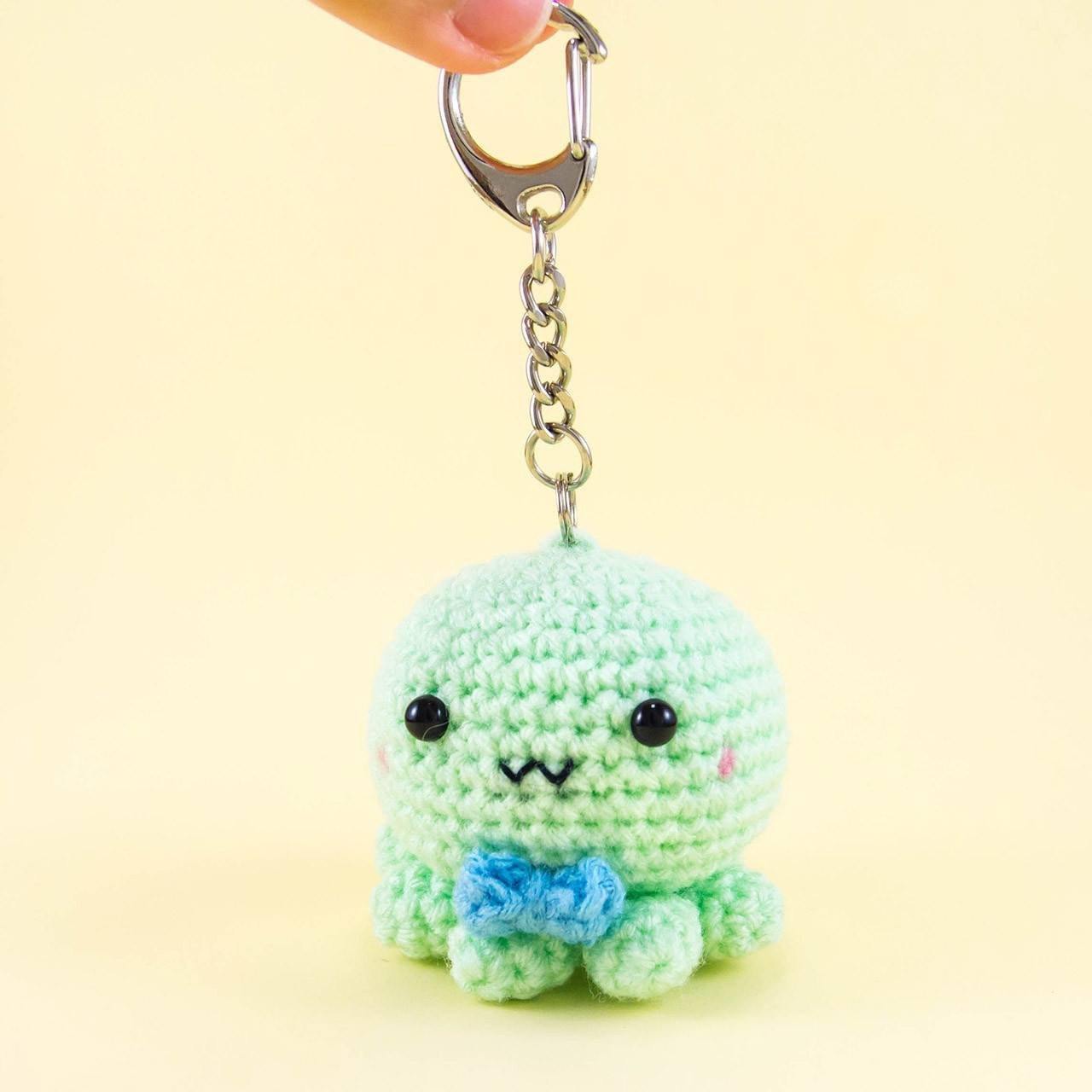 Amigurumi Octopus Crochet Plush with Key chain