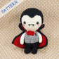 Mr K the Vampire Amigurumi Pattern