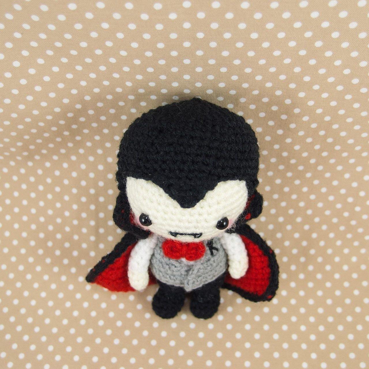 Dracula Crochet Pattern Top view