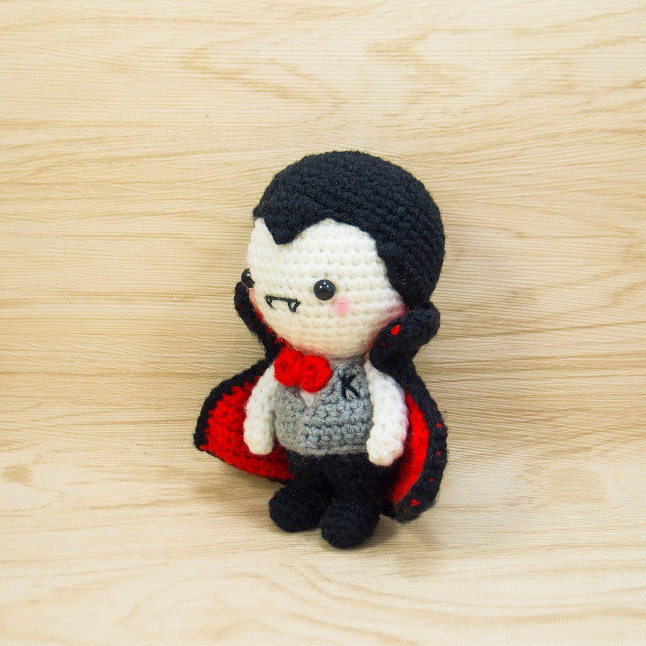 Mr K the Vampire Crochet Toy