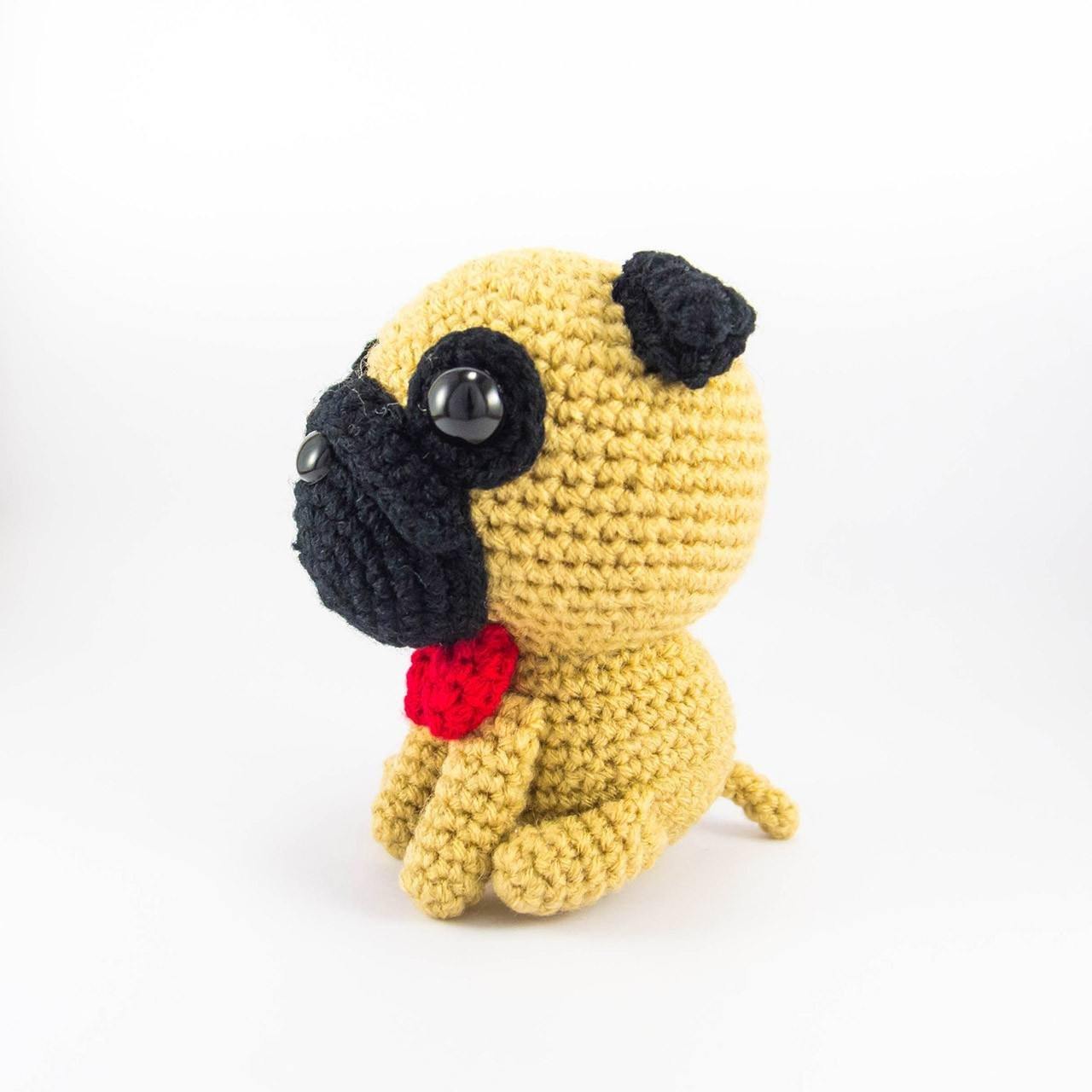 Amigurumi Pug Crochet Toy 