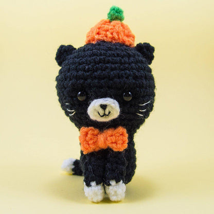 Pumpkin the Cat Crochet plush