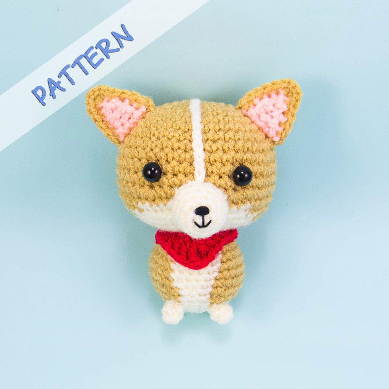 Toto the Corgi Amigurumi Pattern - Snacksies Handicraft