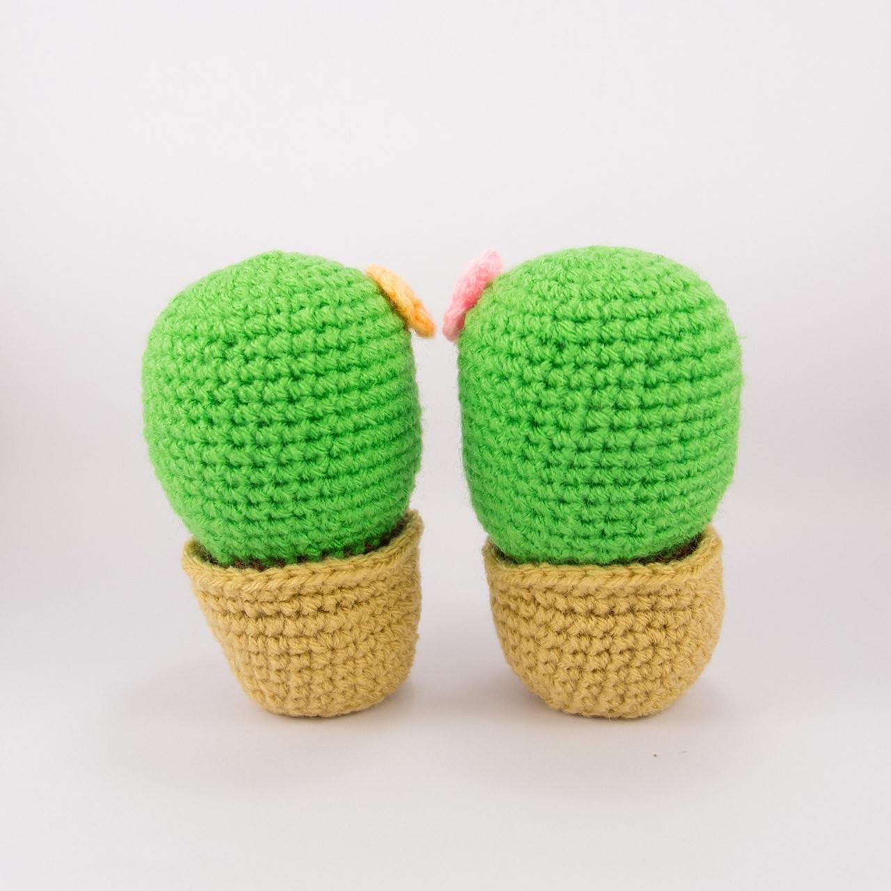 Cactus Amigurumi Crochet Pattern Back View