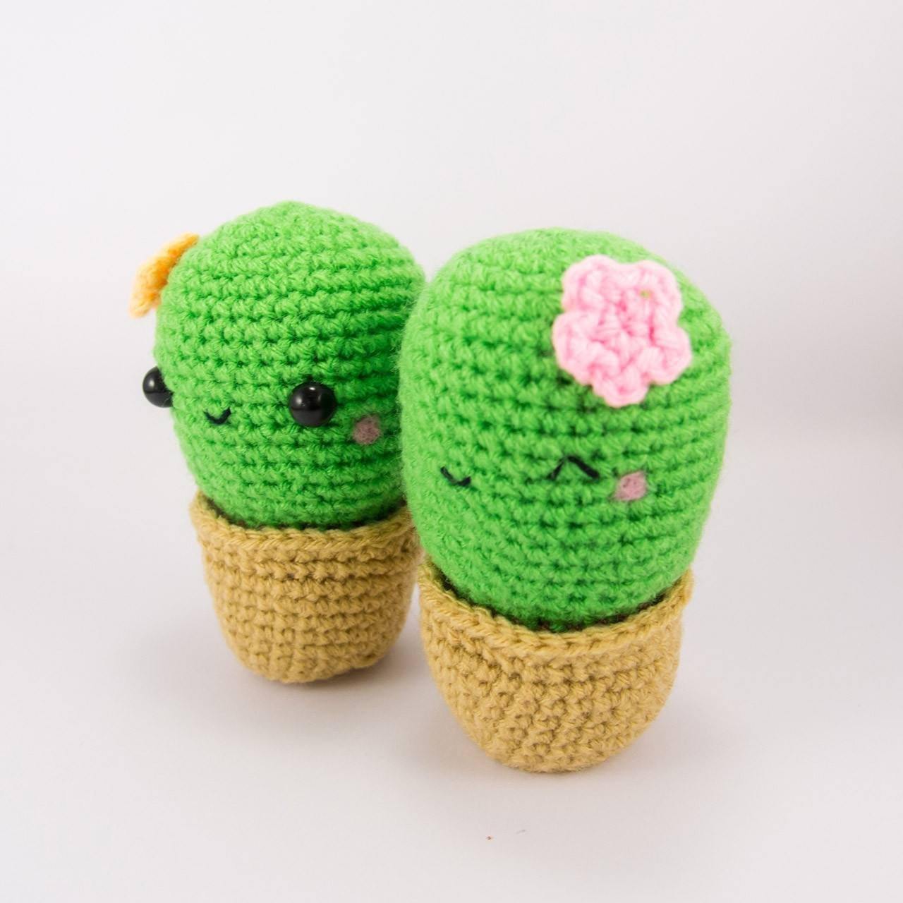crochet cactus amigurumi - 2 cactus