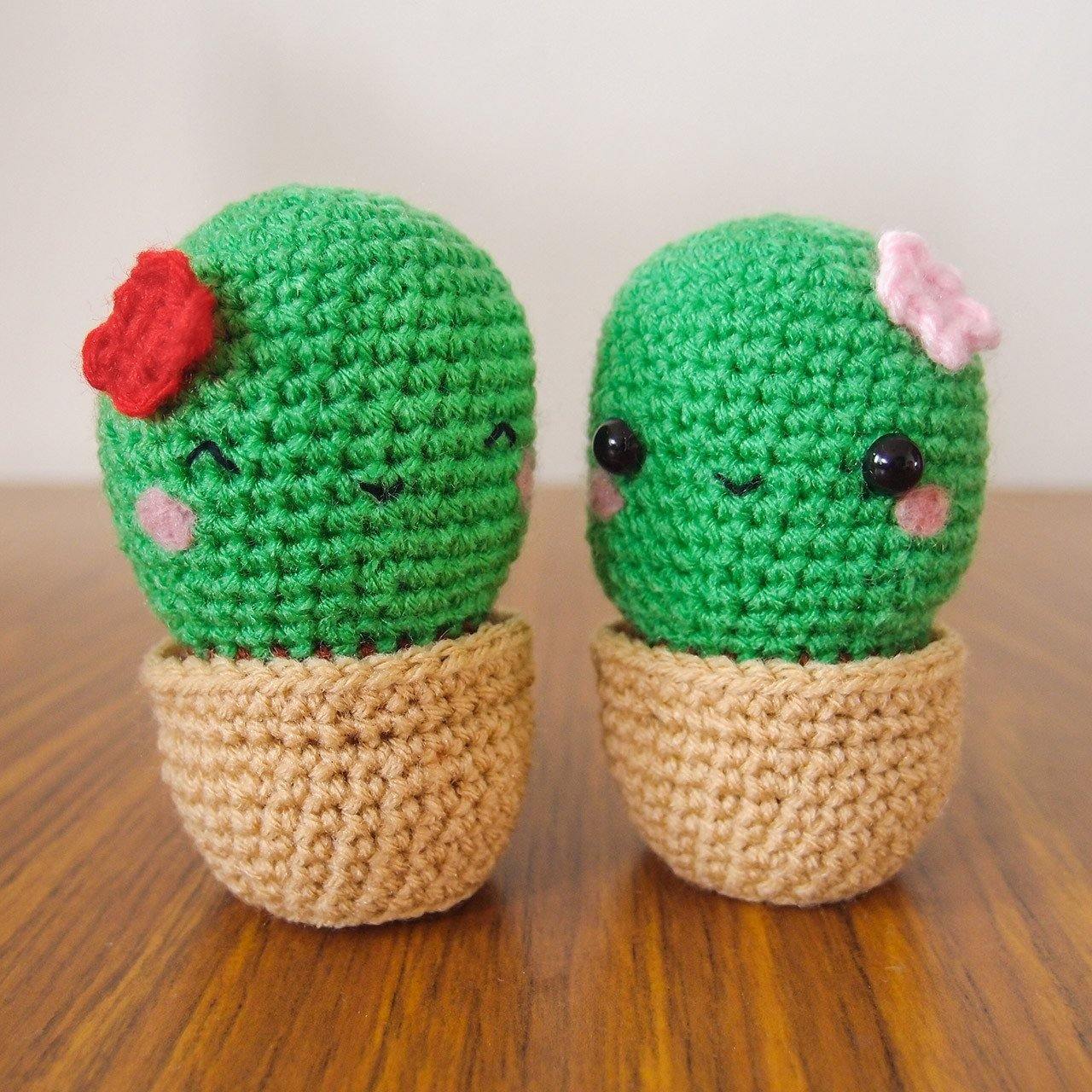 stuffed cactus crochet