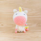 Crochet unicorn plush
