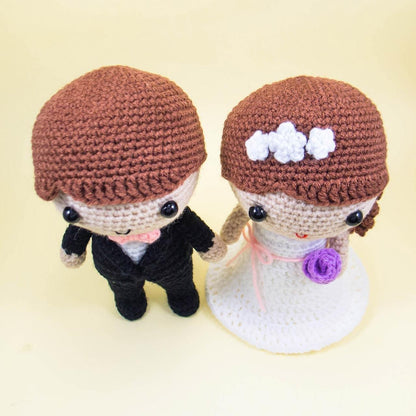 Wedding Crochet Dolls Pattern